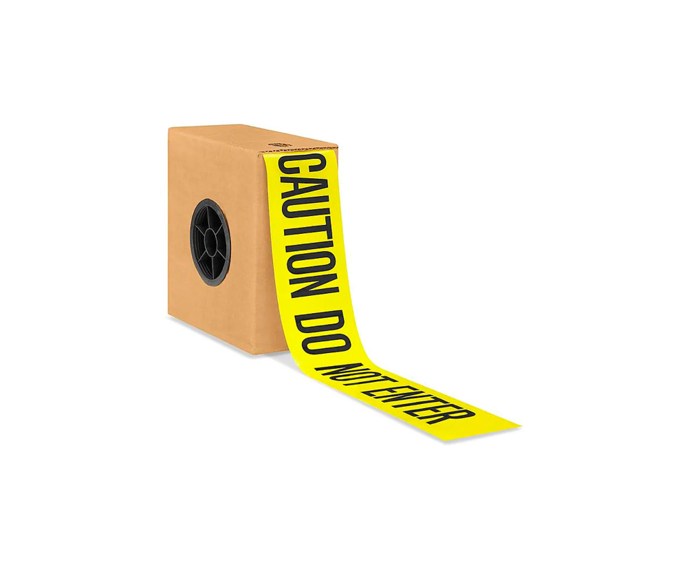 Barricade Tape - 3” x 1,000’, “Caution Do Not Enter”