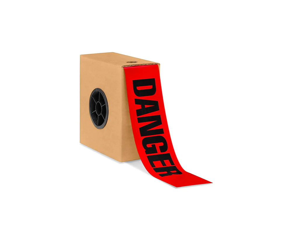 Barricade Tape - 3” x 1,000’, “Danger”